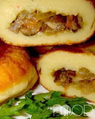 Картофельные пирожки с грибами