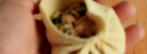 китайские пирожки с лососем. Шаг 14