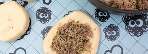 печеные пирожки с говядиной и зеленым луком. Шаг 7