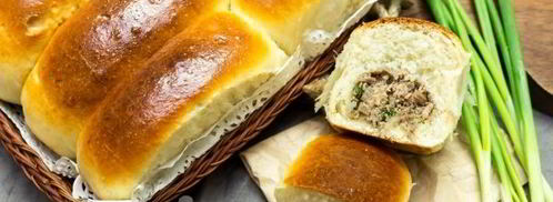 печеные пирожки с говядиной и зеленым луком. Шаг 10