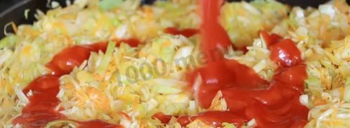 пирожки из слоеного теста с капустой в духовке. Шаг 7