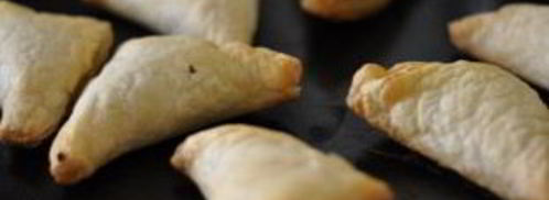 пирожки из слоеного теста с капустой. Шаг 4