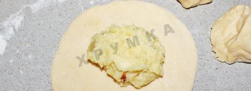 пирожки на сухом молоке дрожжевые в духовке. Шаг 19