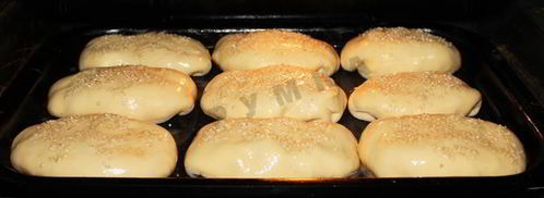 пирожки на сухом молоке дрожжевые в духовке. Шаг 25