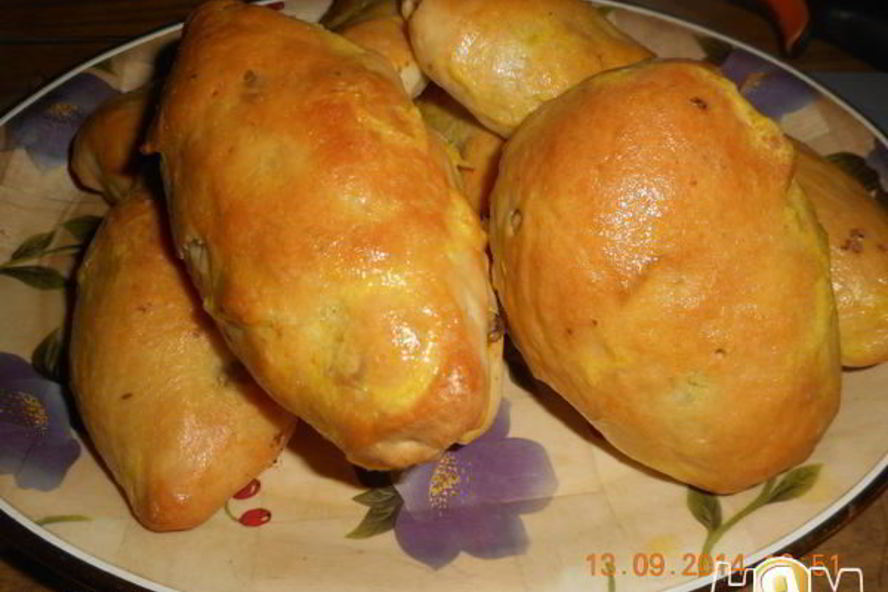 Рецепт пирожки печеные с ливером и с грибами