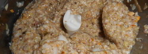 пирожки печеные с ливером и с грибами. Шаг 4