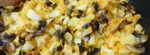 пирожки с грибами и капустой. Шаг 7