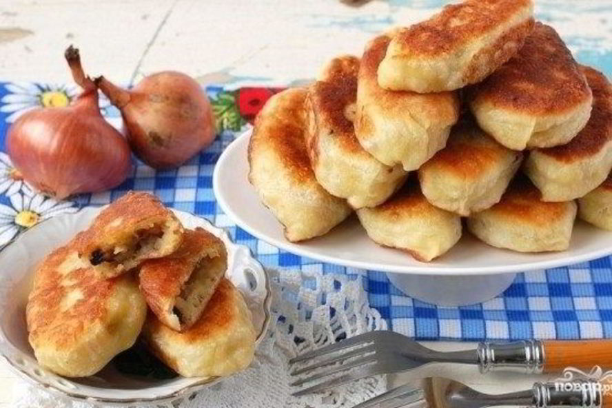 Рецепт пирожки с грибами и картошкой жареные