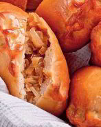 Пирожки с капустой в духовке
