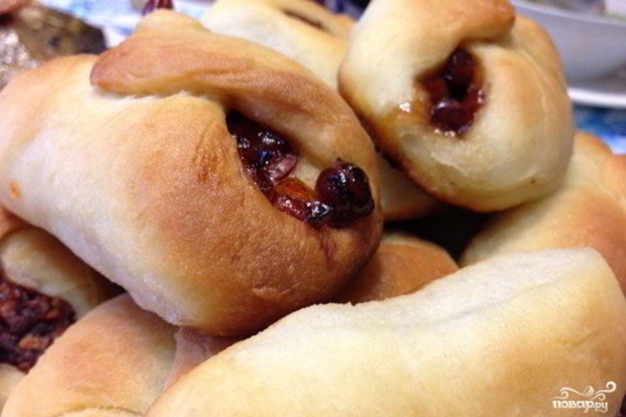 Рецепт пирожки с клюквой