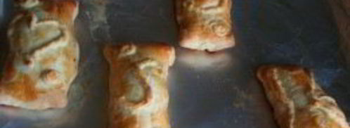 пирожки с курицей и сыром в духовке. Шаг 6