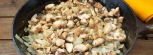 пирожки с лесными грибами. Шаг 4