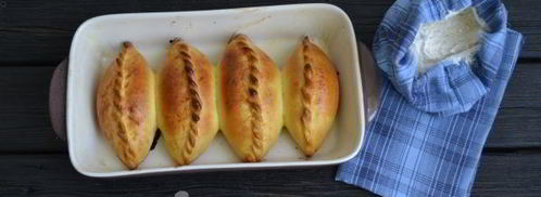 пирожки с луком и яйцом в духовке. Шаг 14