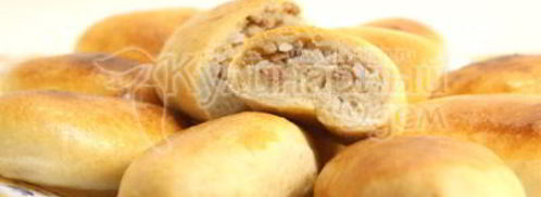 пирожки с мясом и рисом. Шаг 3