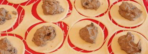 пирожки с печенью и грибами. Шаг 7