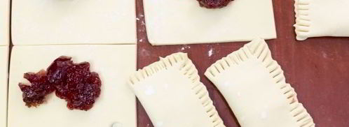 пирожки с повидлом из слоеного теста. Шаг 5