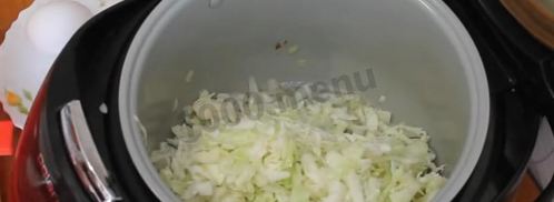 пирожки в мультиварке с капустой. Шаг 14