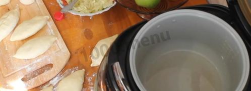 пирожки в мультиварке с капустой. Шаг 21