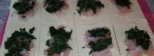 слоеные пирожки с рыбой. Шаг 4