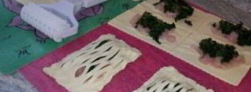 слоеные пирожки с рыбой. Шаг 6