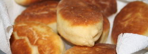 содовые пирожки с капустой, луком и яйцом. Шаг 10