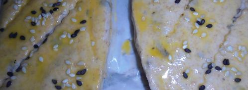 закусочные пирожки с сыром на тесте с морской капустой. Шаг 7