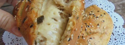 закусочные пирожки с сыром на тесте с морской капустой. Шаг 9