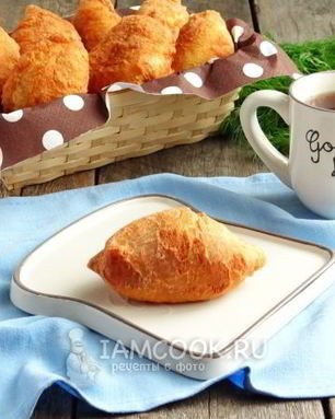 Жареные пирожки из творожного теста