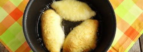 жареные пирожки из творожного теста. Шаг 15