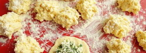 жареные пирожки из творожного теста. Шаг 12