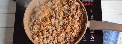 жареные пирожки с мясом на сковороде. Шаг 11