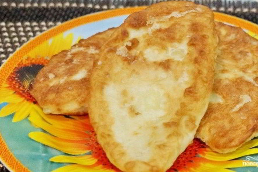 Рецепт жареные пирожки с творогом