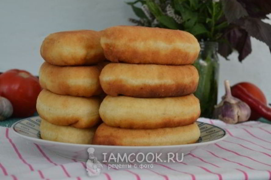 Рецепт жареные пирожки с яйцом и рисом