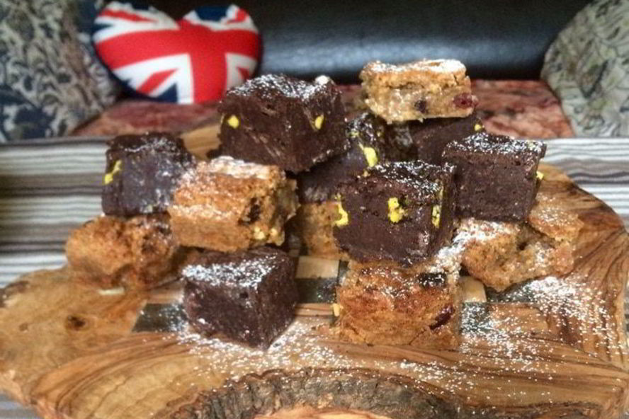 Рецепт блонди — белый брауни