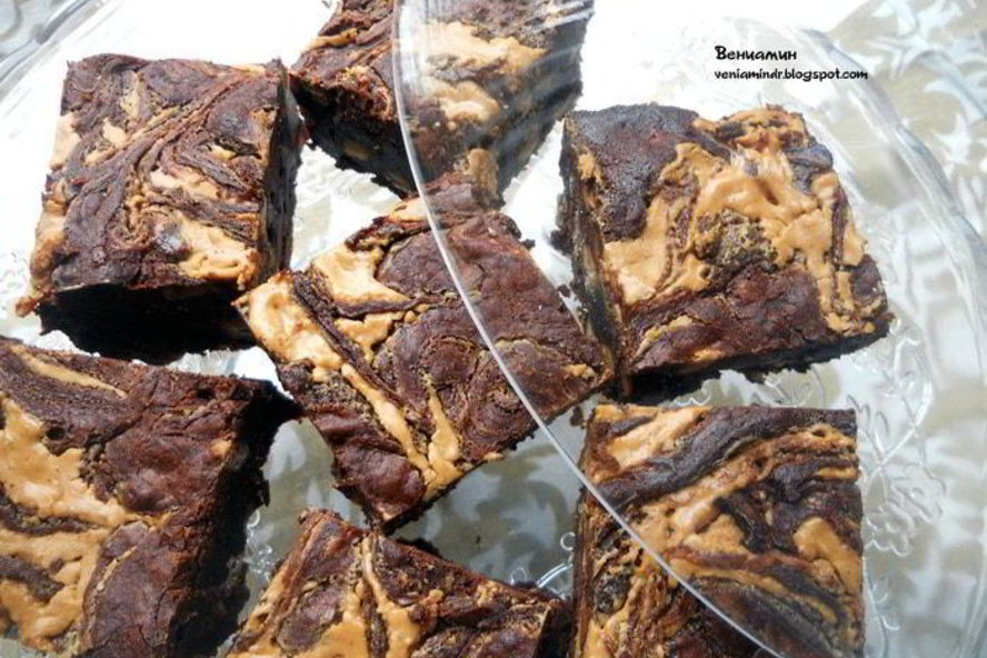 Рецепт брауни с арахисовым маслом