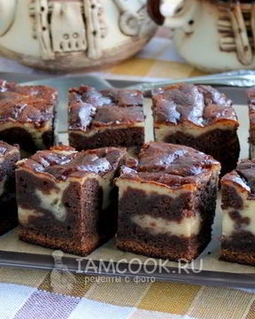 Брауни с маскарпоне