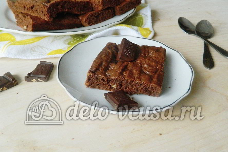 Рецепт брауни с орехами