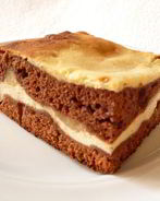 Брауни творожно-банановый