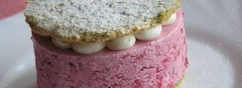 фисташковое пирожное с брусничным семифредо. Шаг 28