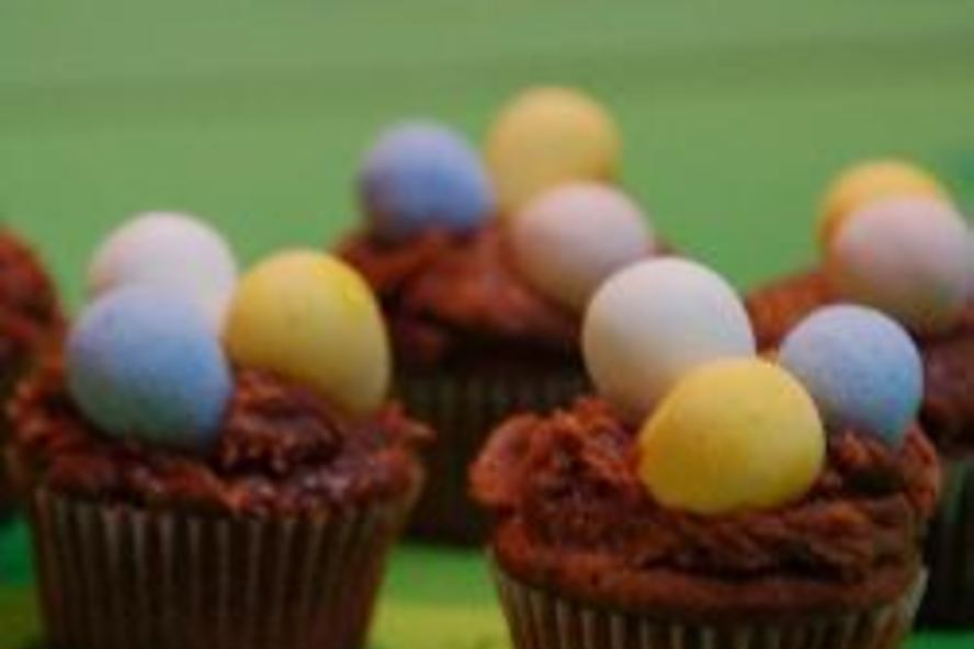 Рецепт пасхальные пирожные капкейки
