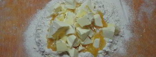 песочные пирожные с яблоками. Шаг 3