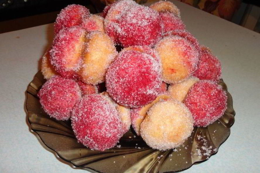 Рецепт пирожное персики