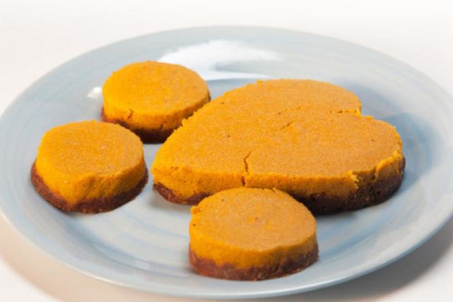 Рецепт пирожное с тыквой и бананом