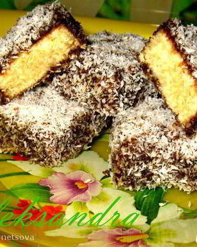 Пирожные Ламингтон