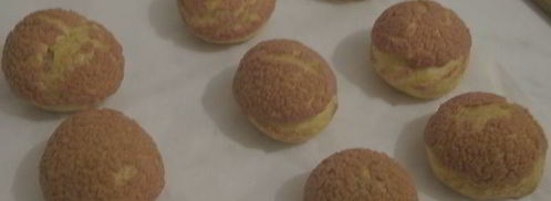 пирожные шу с вишневым сюрпризом. Шаг 17