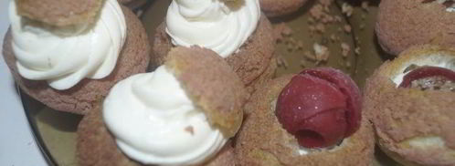 пирожные шу с вишневым сюрпризом. Шаг 20