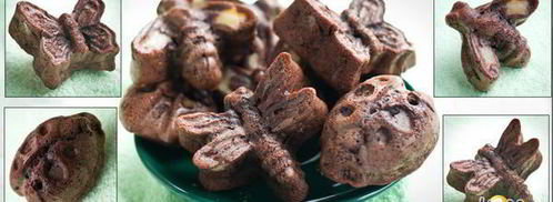 шоколадные пирожные с бананом. Шаг 2