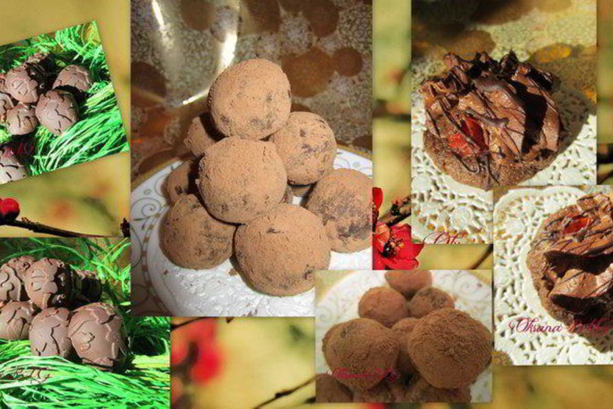 Рецепт трюфель, конфеты, пирожное