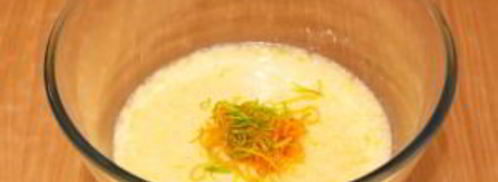 цитрусовые пирожные валентинки с фруктами. Шаг 6