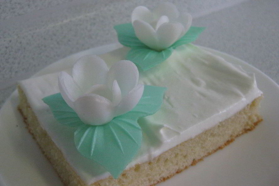 Рецепт цветущих пирожных